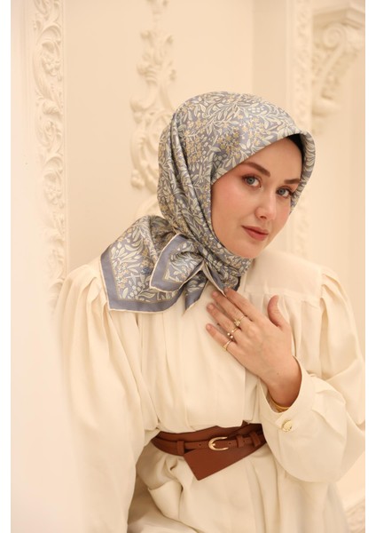 Twill Ipek Eşarp - 11464-19 Ekru fırsatları