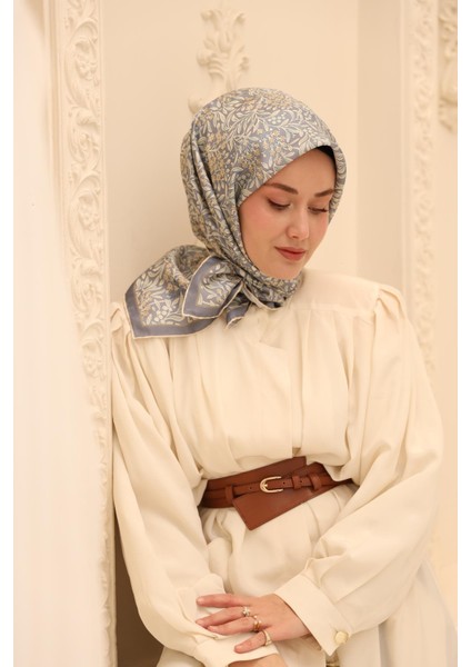 Twill Ipek Eşarp - 11464-19 Ekru indirimleri
