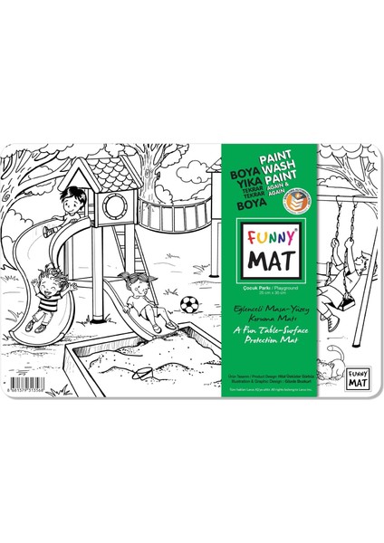 Çocuk Funny Mat - Park 25X35CM - Yeni