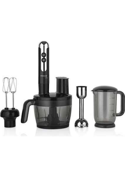 Mia Multi Blender Set Siyah/krom A457-06