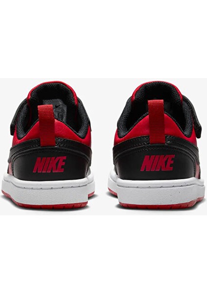 Siyah - Kırmızı Erkek Çocuk Yürüyüş Ayakkabısı DV5457-600 Court Borough Low Ps