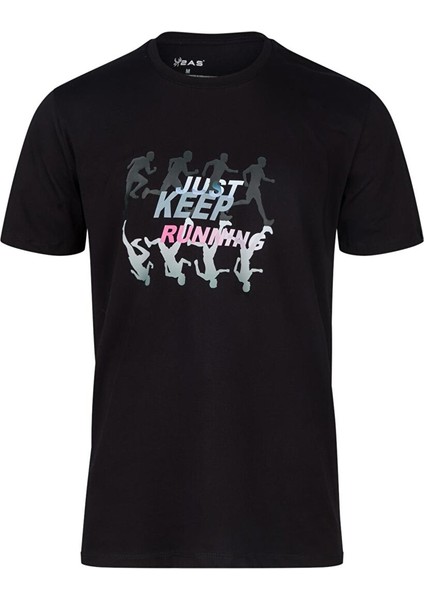 As Alex Baskılı Erkek Sıfır Yaka T-Shirt