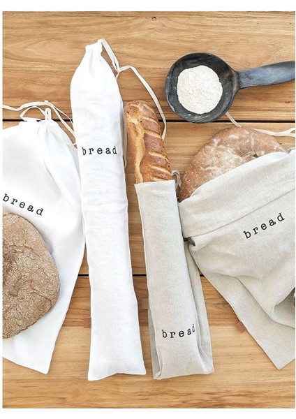 Linen Keten Ekmek Çantası Naturel 11X65 indirimleri