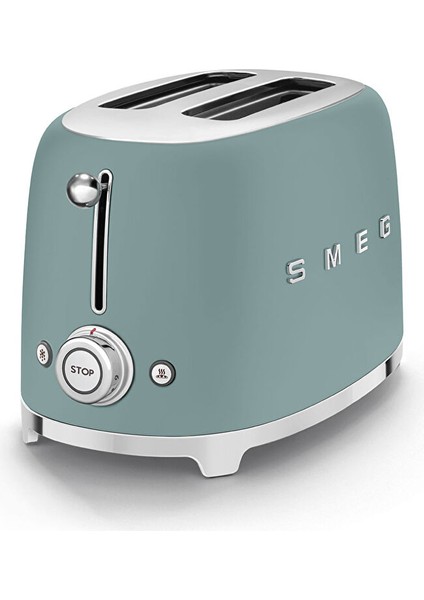 50's Style TSF01EGMEU Special Edition Mat Zümrüt Yeşil Ekmek Kızartma Makinesi modelleri
