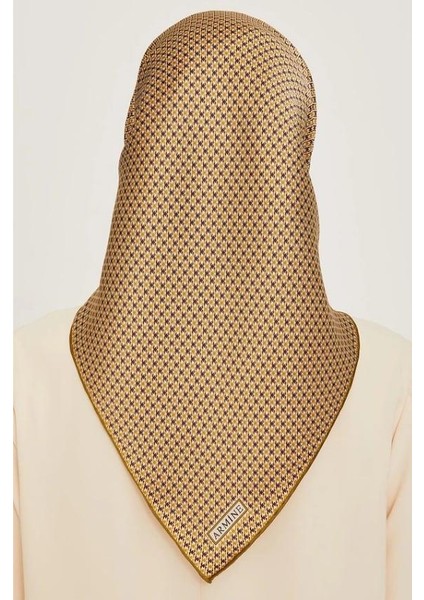 Armine Ipek Eşarp 2025 Kış - 9210-33 Hardal Twill modelleri