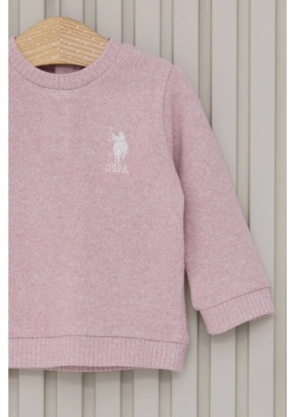 Us Polo Kız Bebek Uzun Kol 2lı Takım - Retro Pembe fiyatları