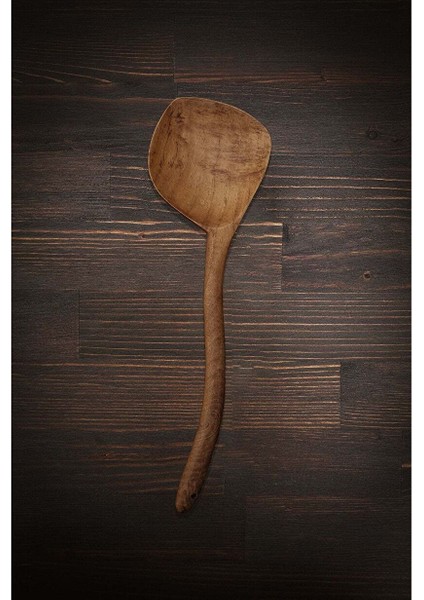 Teak Ahşap Servis Kaşığı Naturel 29 cm