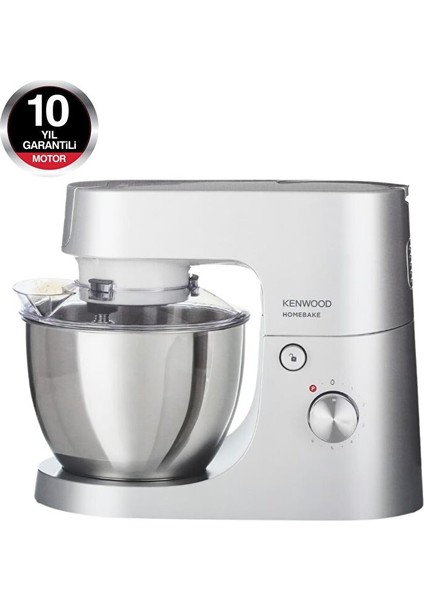 KHH01.000SI Homebake 1400W 5l Mutfak Şefi Stand Mikser Gümüş