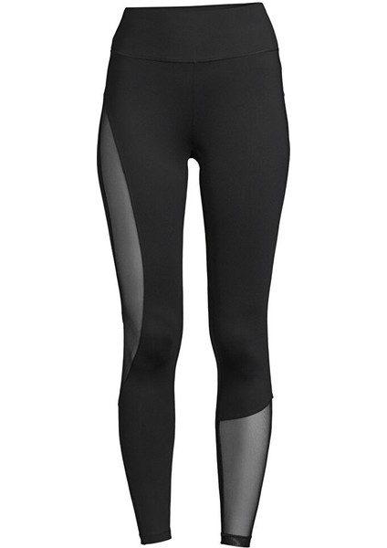 21550-901 Power 7/8 Tights Kadın Siyah Dar Paça Normal Kalıp Tayt