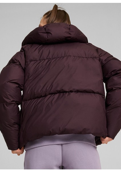 Bordo Kadın Fermuarlı Normal Düz Mont 62648944 Poly Puffer Jacket fiyatları