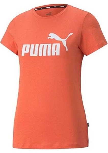 Ess Logo Tee (S) Salmon Kadın T-Shirt 586775-58