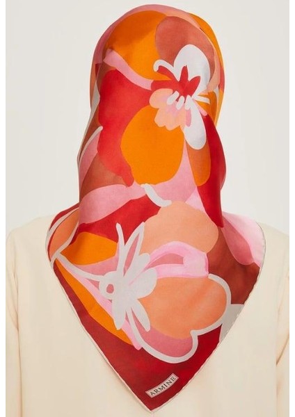 Armine Ipek Eşarp 2025 Kış - 9200-50 Kırmızı Twill fiyatları