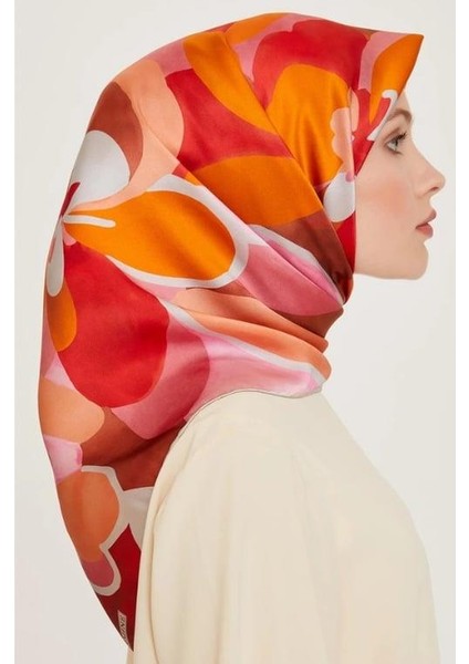 Armine Ipek Eşarp 2025 Kış - 9200-50 Kırmızı Twill modelleri