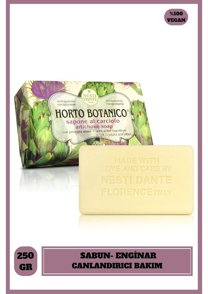 Sabun Horto Botonico Enginar Vegan Bakım 250 G