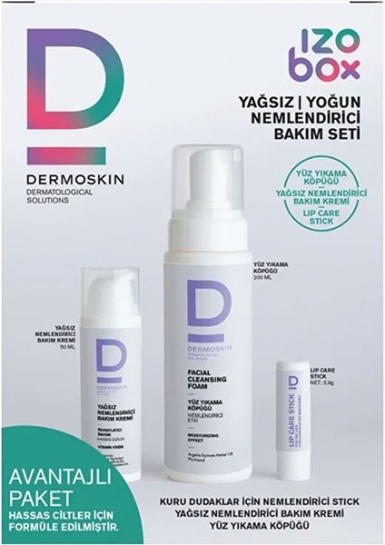 Izobox Yağsız Yoğun Nemlendirme Bakım Seti