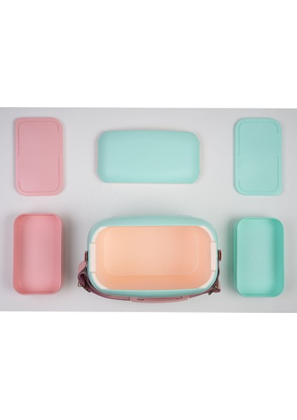 Portatif Soğutucu Cooler Bag Verde Agua - Rosa Pop 6l fiyatları