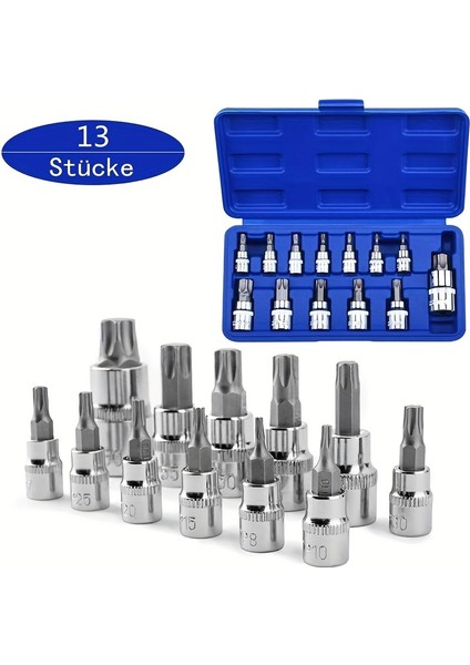 Torx Bit Seti, T50 Torx T8-T70,TORX Bit Sets 1/2",torx Bit Sets 3/8",torx Bit Sets 1/4