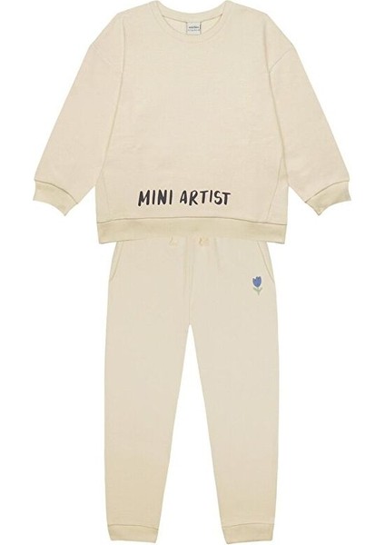"mini Artist" Sweatshirt Eşofman Set
