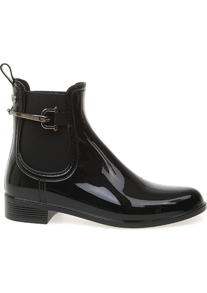 Siyah Kadın Yağmur Botu W10173-AW18