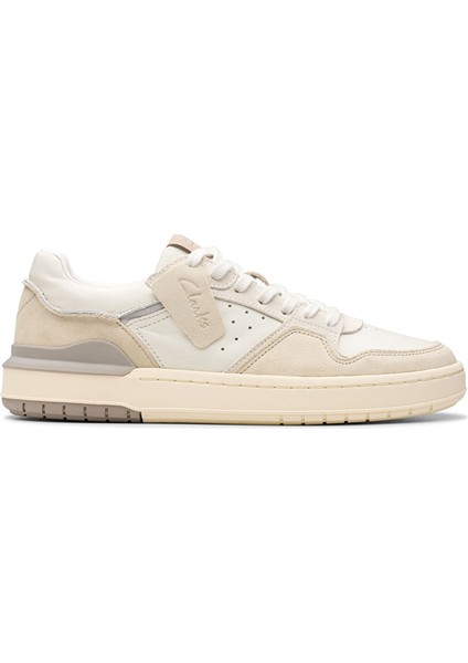 Beyaz Erkek Süet Sneaker Courtlite2 Lo