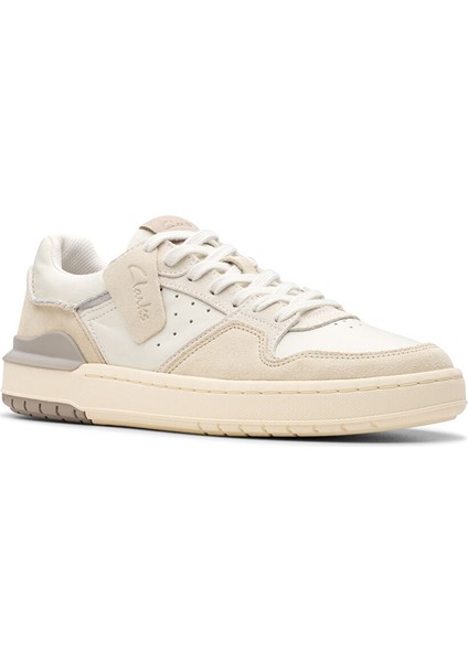 Beyaz Erkek Süet Sneaker Courtlite2 Lo modelleri