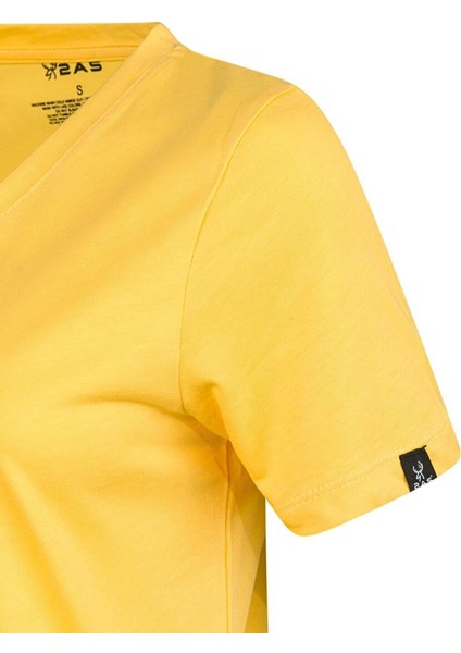 Alone Baskılı V Yaka Kadın T-Shirt 404 modelleri