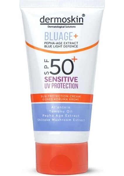 Bluage+ SPF50+ Hassas Ciltler Için Güneş Kremi 50 ml