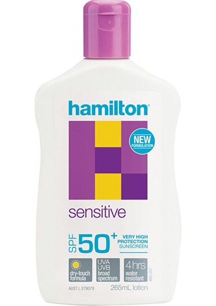 Sensitive SPF50+ Güneş Koruyucu Losyon 265ML