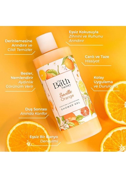 Nemlendirici ve Besleyici Turunç Aromalı Duş Jeli 400 ml