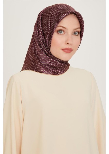 Armine Ipek Eşarp 2025 Kış - 9210-83 Mürdüm Twill