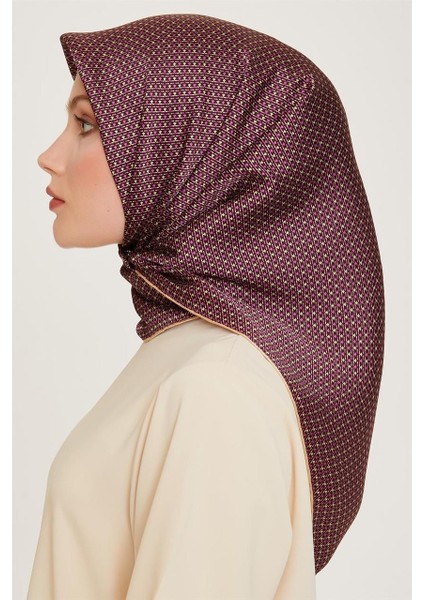 Armine Ipek Eşarp 2025 Kış - 9210-83 Mürdüm Twill modelleri