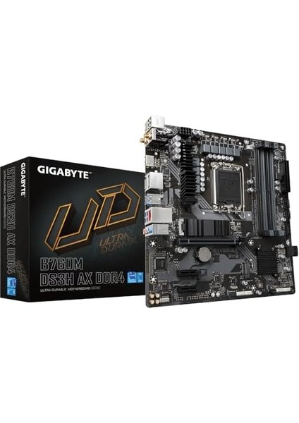 B760M DS3H Ax Ddr4 Wıfı6 Intel LGA1700 Matx Ultra Durable Anakart modelleri
