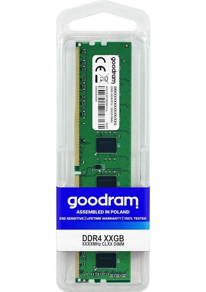16GB Ddr4 3200MHZ Ram - CL22, 1.2V, Udımm, GR3200D464L22/16G