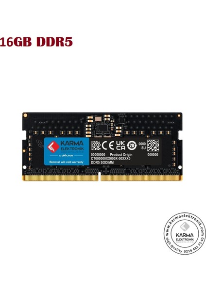 Lenovo Uyumlu 83GS00P5TR 16GB Ram Bellek