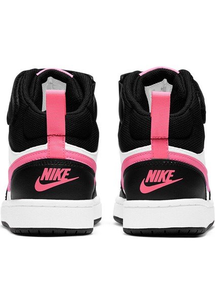 Siyah Kız Çocuk Yürüyüş Ayakkabısı CD7782-005-COURT Borough Mıd 2 (Gs) indirimleri