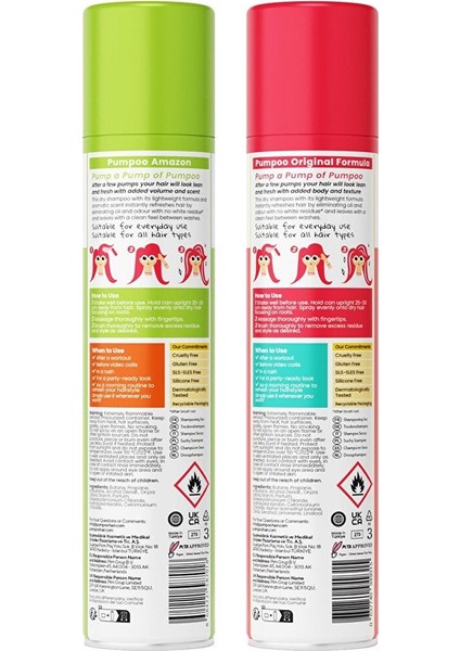 Orijinal Kuru Şampuan + Kuru Şampuan Amazon 200 ml