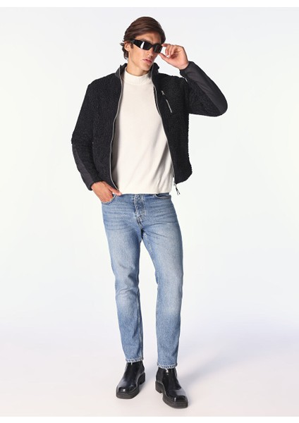 Siyah Erkek Dik Basic Düz Sweatmont F4WM-SWT 2252 fırsatları