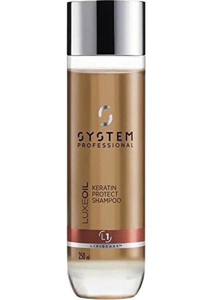 System Professional Luxeoil Keratin Protect Shampoo 250 ML-4064666000558-