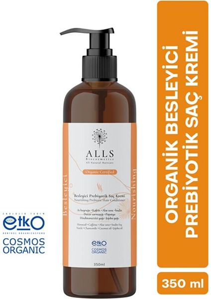Organik Besleyici Prebiyotik Saç Kremi 350 ml fırsatları
