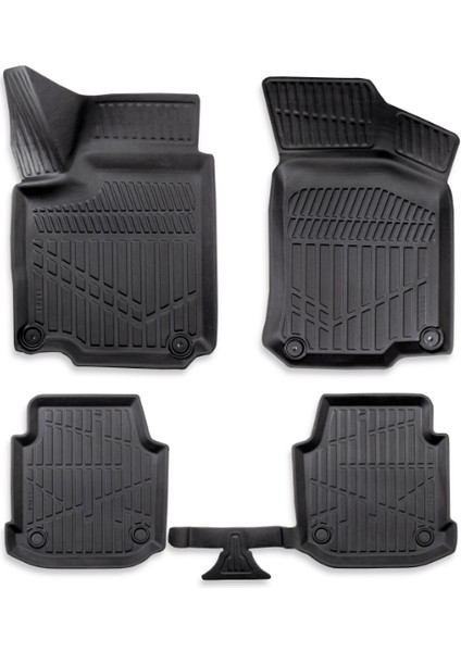 Skoda Octavia 1999-2006 Arası Myk 3D Premium Havuzlu Oto Paspas Araca Özel