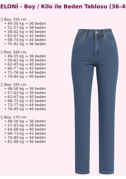 Kadın Jeans Likralı Esnek Yıldız Desenli Kot Pantolon fiyatları