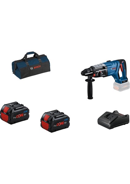 Gbh 18V-28 D Procore 2X5,5AH Çift Akülü Kırıcı Delici