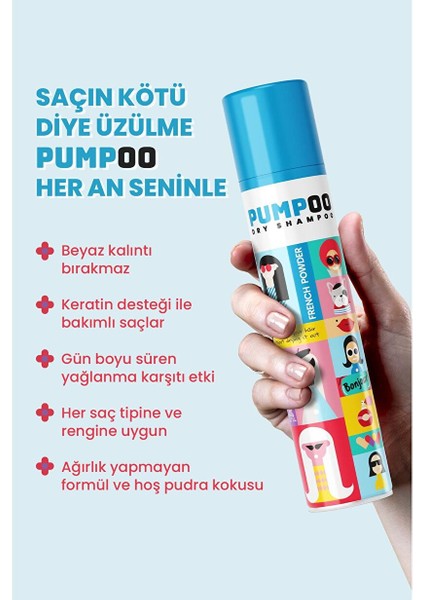Orijinal Kuru Şampuan + Kuru Şampuan French Powder 200 ml