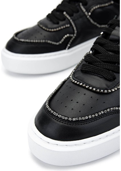 Kadın Hakiki Deri Siyah Deri Sneakers & Spor Ayakkabı fırsatları