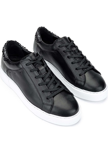 Kadın Hakiki Deri Siyah/beyaz Sneakers & Spor Ayakkabı fiyatları