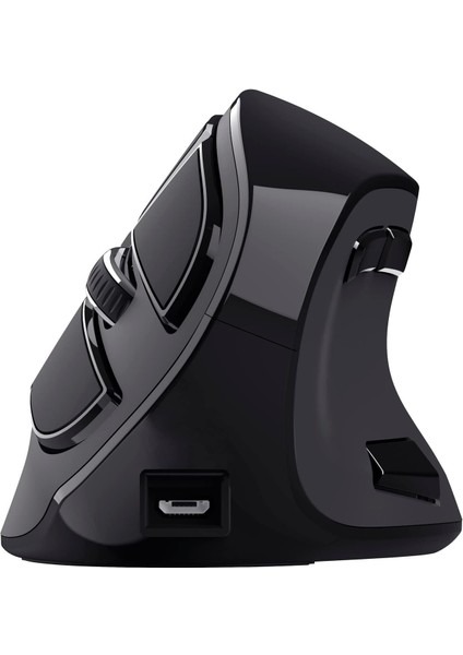 23731 Şarj Edilebilir Kablosuz Dikey, Ergonomik Mouse, USB Alıcısı Veya Bluetooth Bağlantısı, 9 Adet Buton (5 Tanesi Programlanabilir),led Ekran,bluetooth Sürümü 5.0,rf 2.4ghz