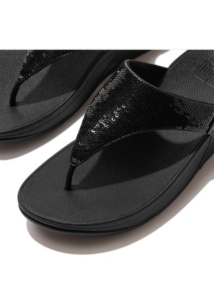 Kadın Terlik JF3-090 /675 /B50 Fitflop Lulu Sequin Toe-Post Sandals