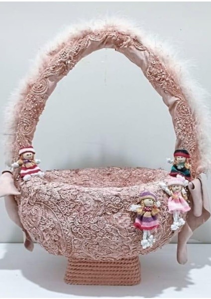 Yeni Doğan Kız Bebek Magnet Hediyeli Karşılama Seti