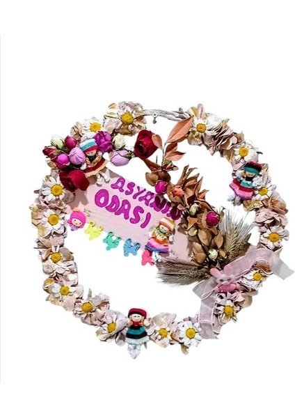 Yeni Doğan Kız Bebek Magnet Hediyeli Karşılama Seti