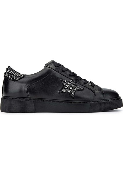 Beyaz Kadın Deri Sneaker 1056 HE1065 Bn Ayk SK24-25